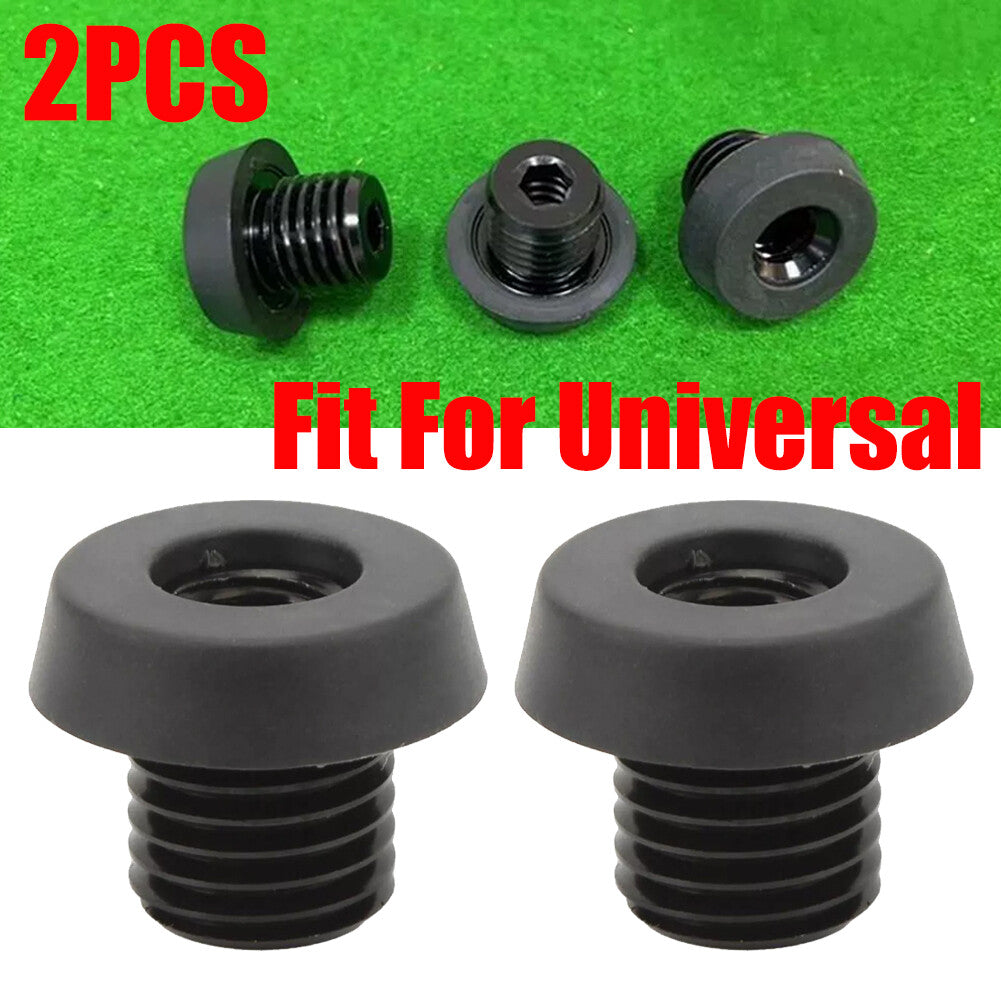 2Pcs Billiard Cue Bumper Extension Plug Set – Universal Bottom Protectors