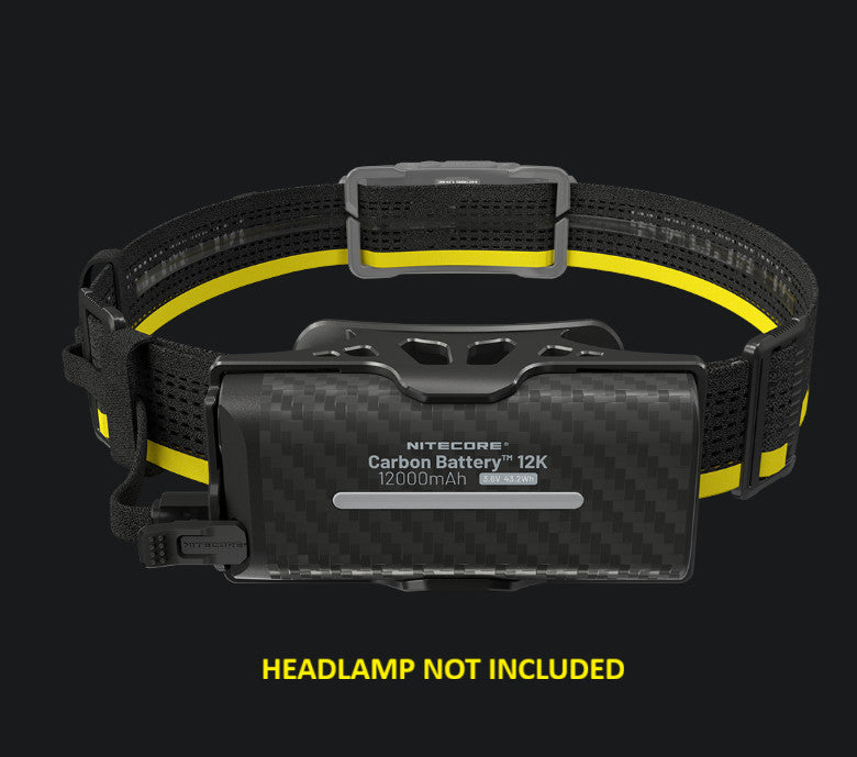 Rechargeable Carbon Battery Kit for Headlamps - Water & Impact Resistant