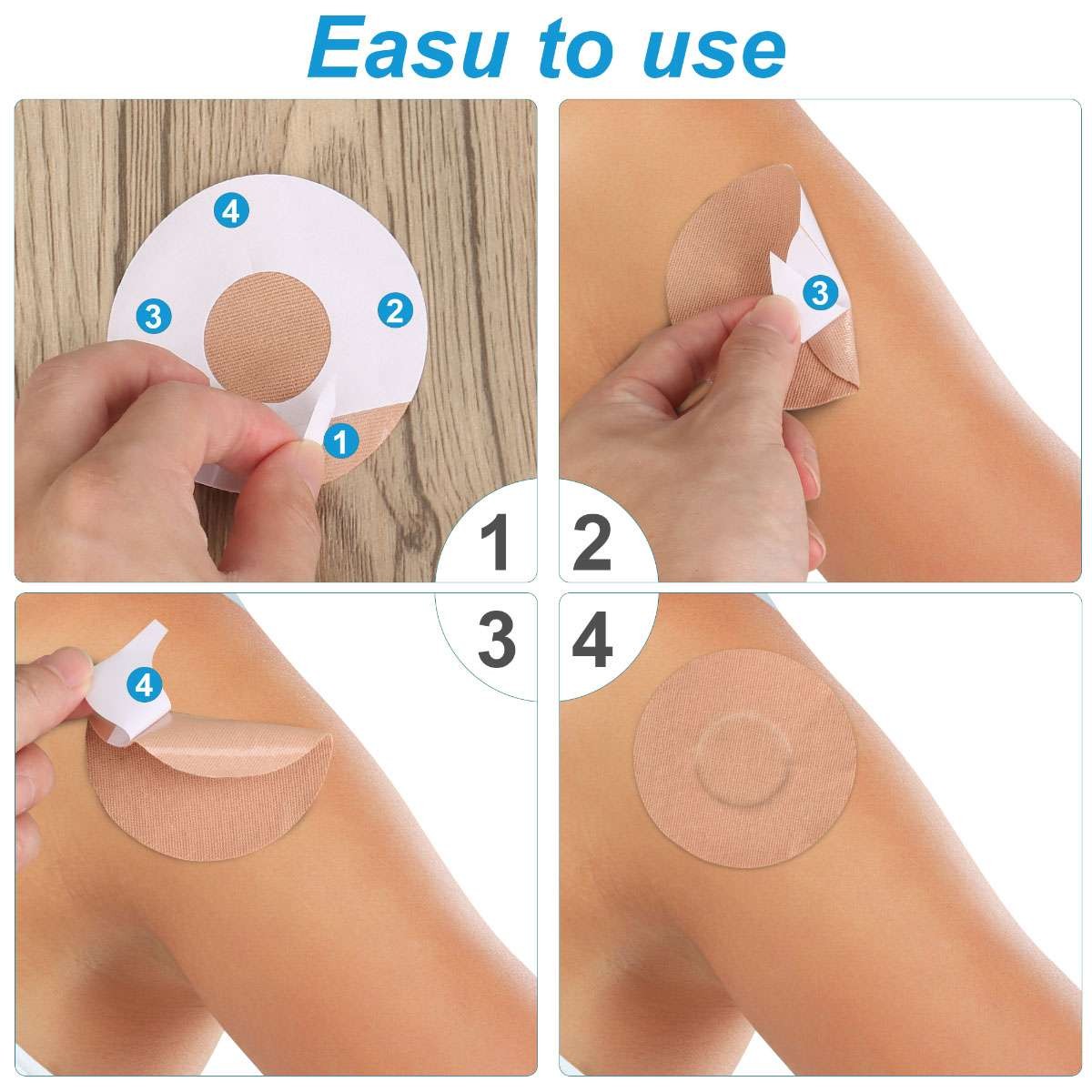 Waterproof Breathable Adhesive Patches for Freestyle Libre Sensors - 5-20 Pack