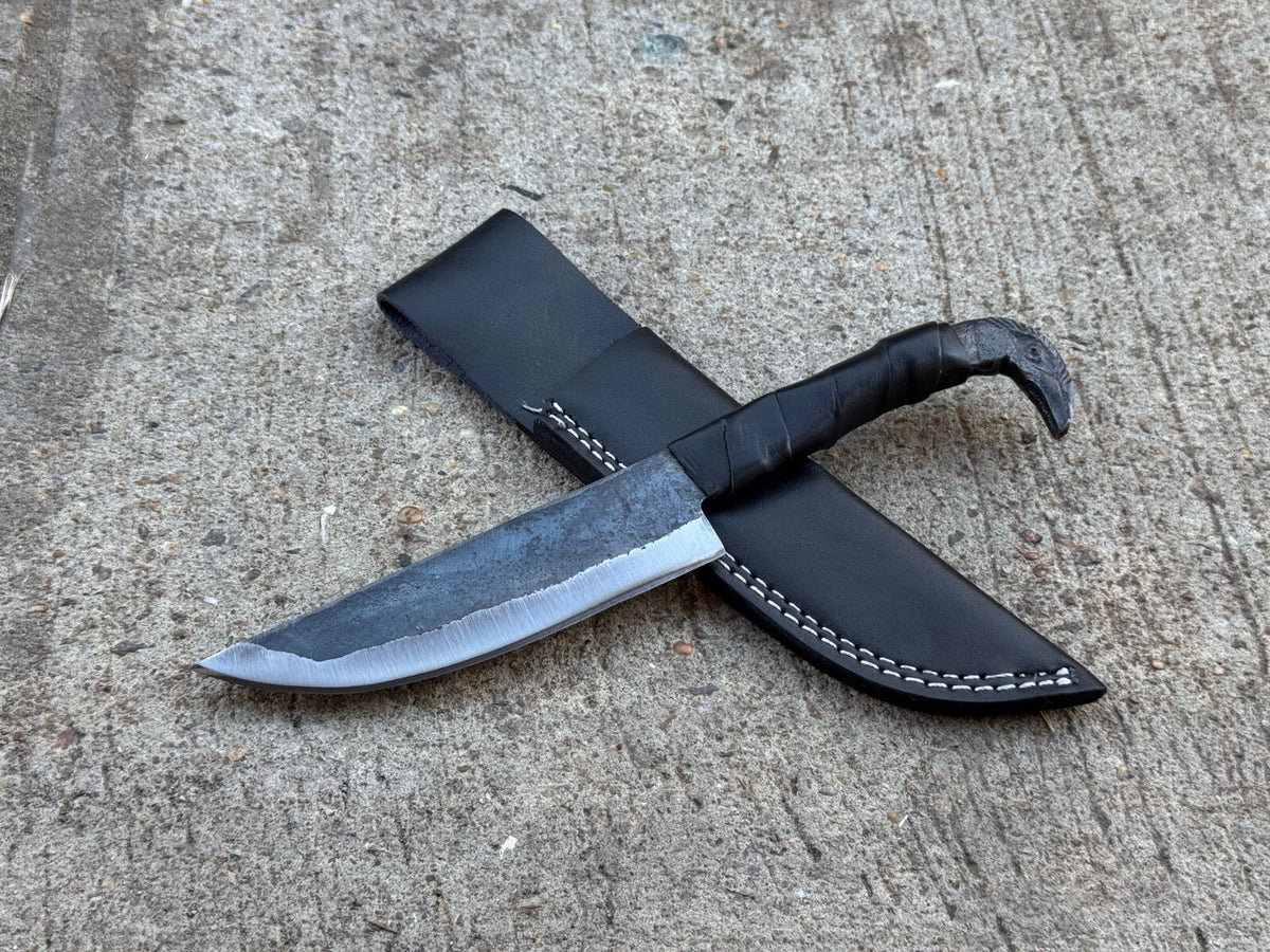 Handmade Damascus Folding Knife with Multiple Color Variants