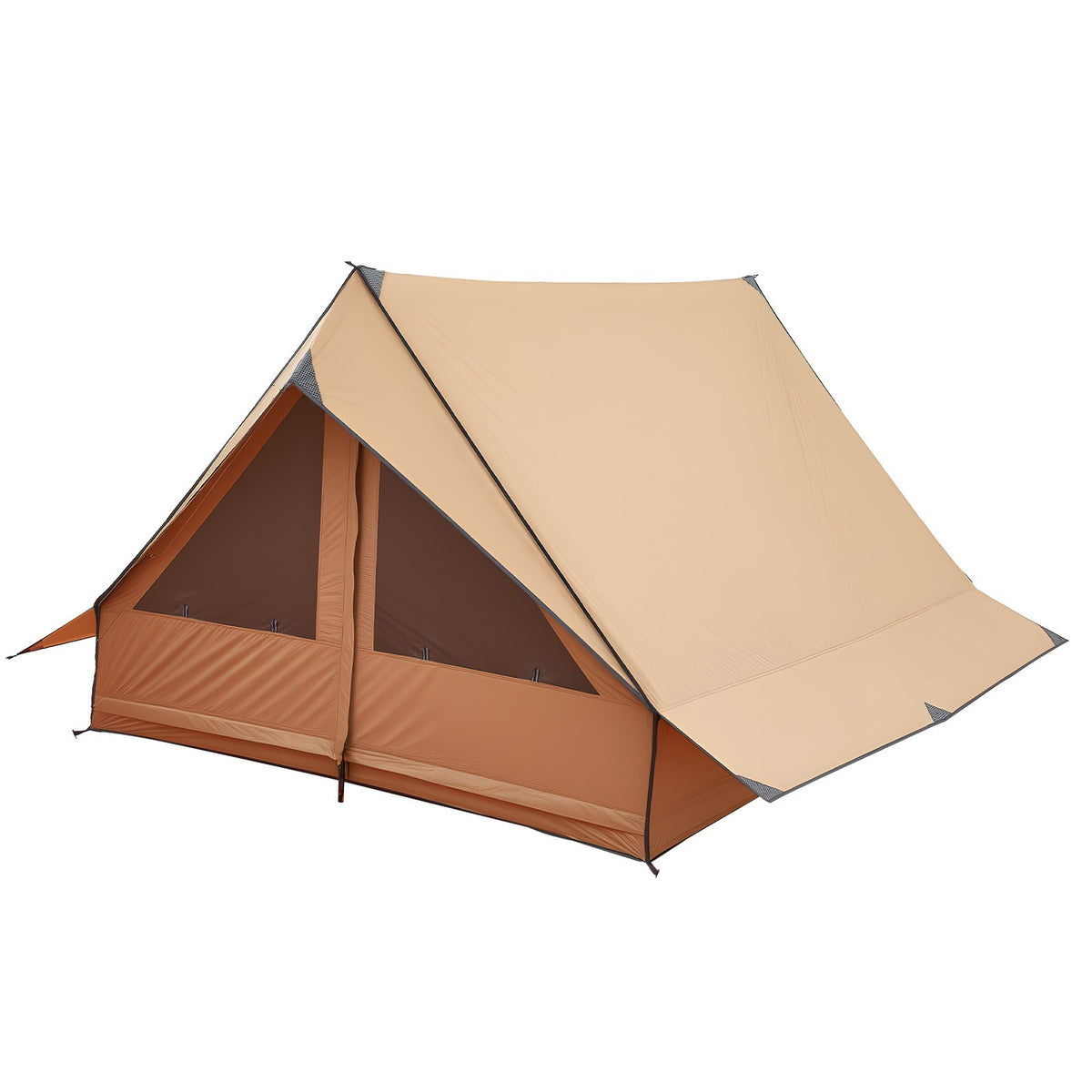 Portable Camping Tent with Stove Jack Ground Mat for 2 Persons