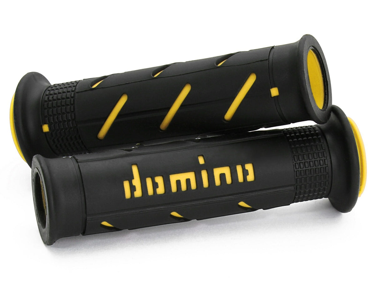 Street Motorcycle Grips Dual Compound Handlebar Grip Set - Fits 22mm Bars