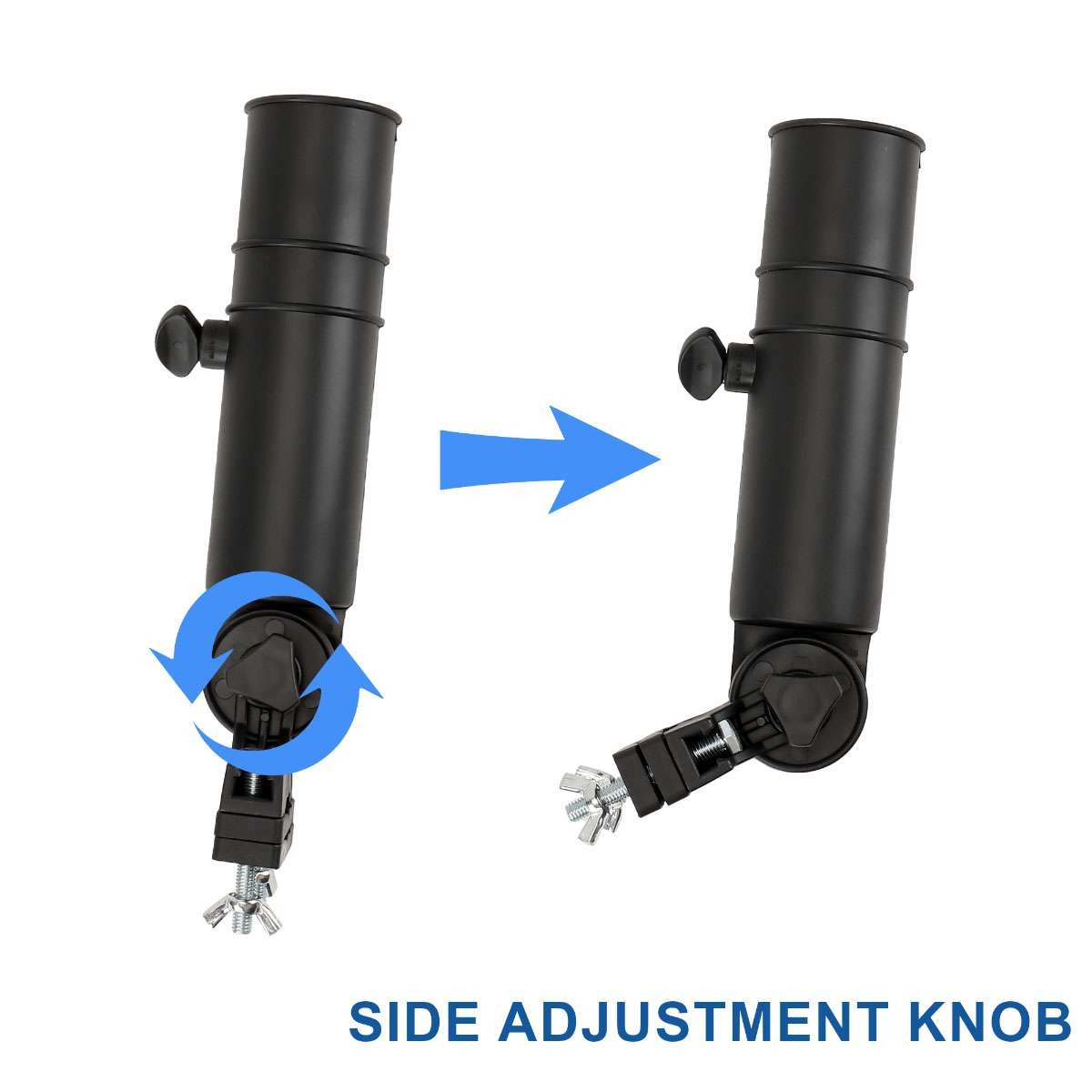 Adjustable Golf Umbrella Holder Clamp for Push Cart Stroller Bike