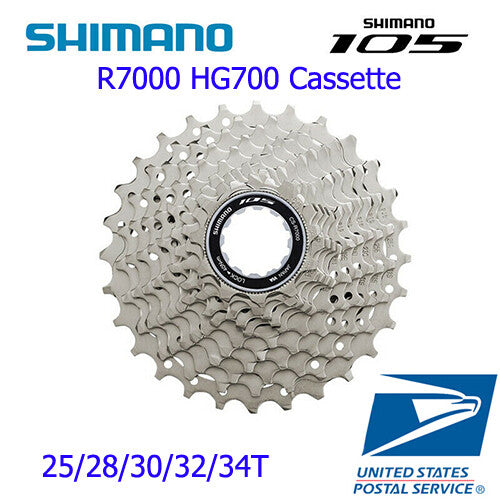 Shimano 105 11-Speed Road Bicycle Cassette 11-32T 11-34T - Compatible with HG-EV Chains
