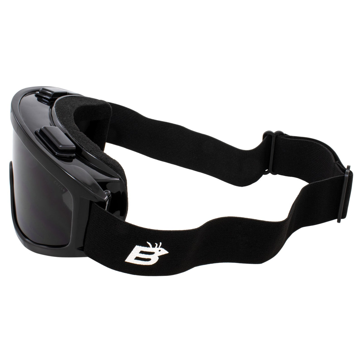 Vulture Goggles with Smoke Polycarbonate Lenses Anti-Fog Ski ATV Eyewear