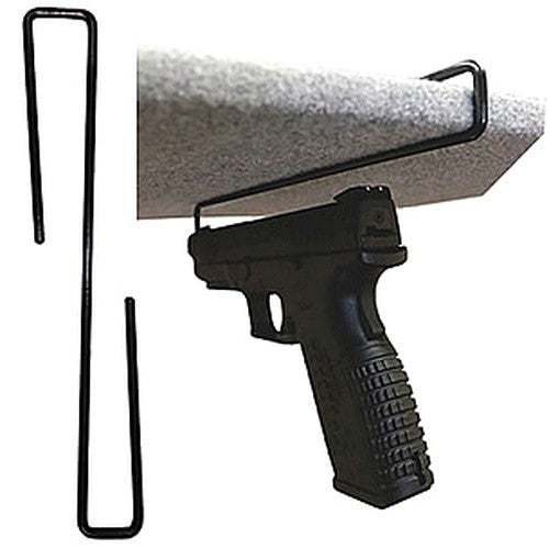 Gun Storage Rack for Pistols, Under Shelf Handgun Organizer, Secure Hangers