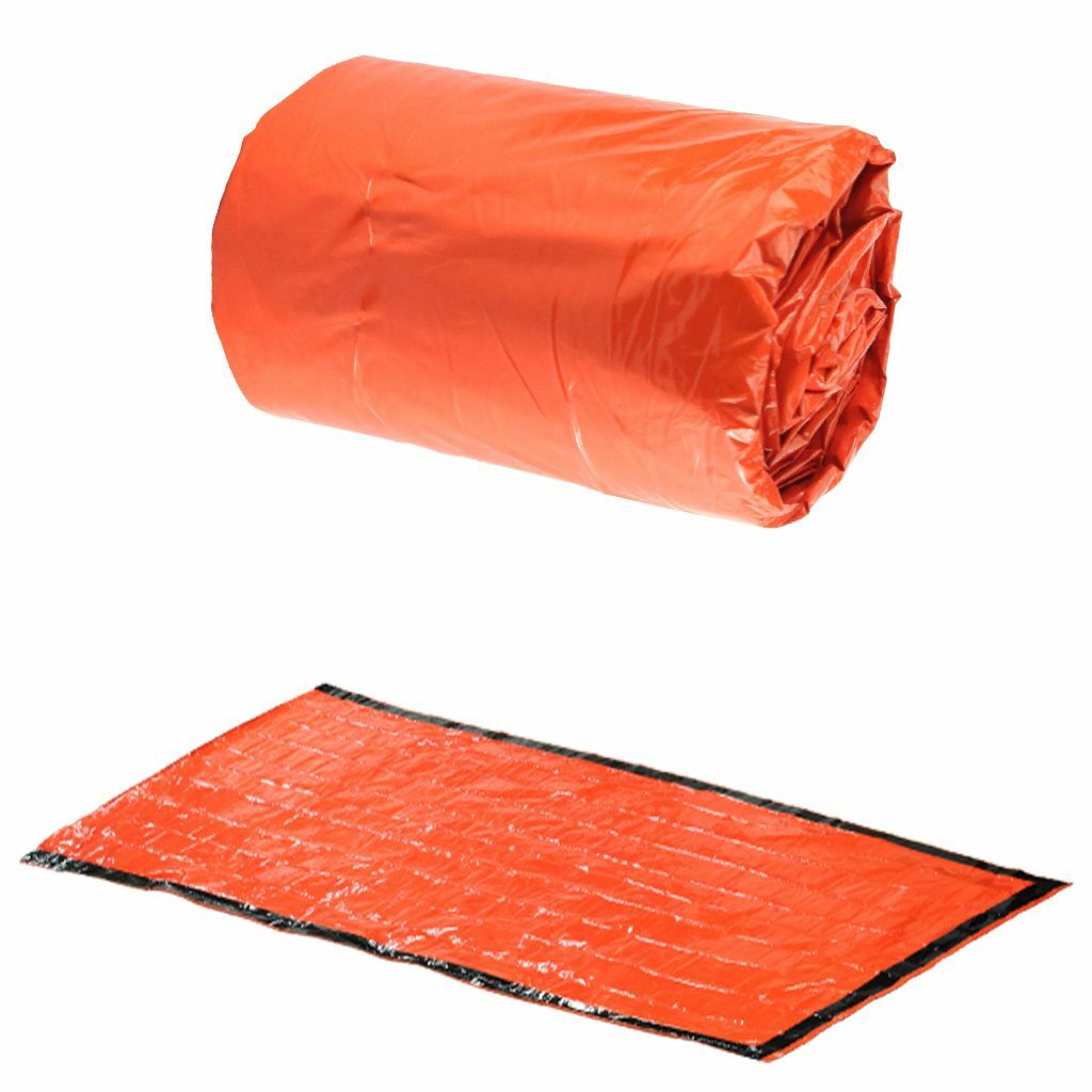 2-Pack Emergency Thermal Waterproof Sleeping Bags for Outdoor Survival