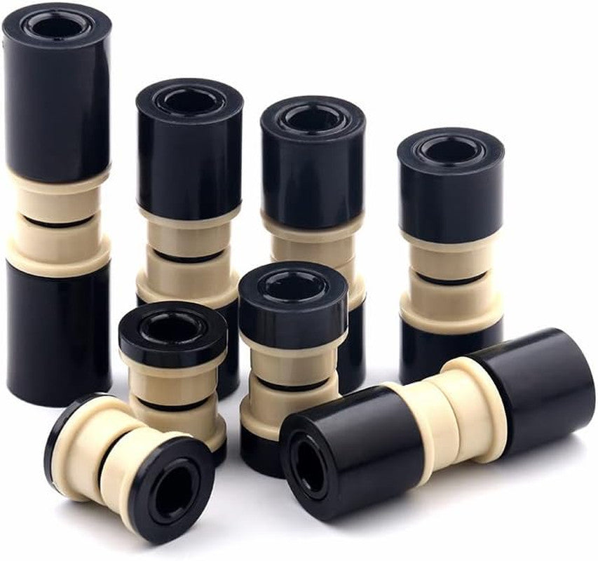MTB Rear Shock Mounting Hardware Kit with Bushings - M8x22/24/32/44/50/68mm