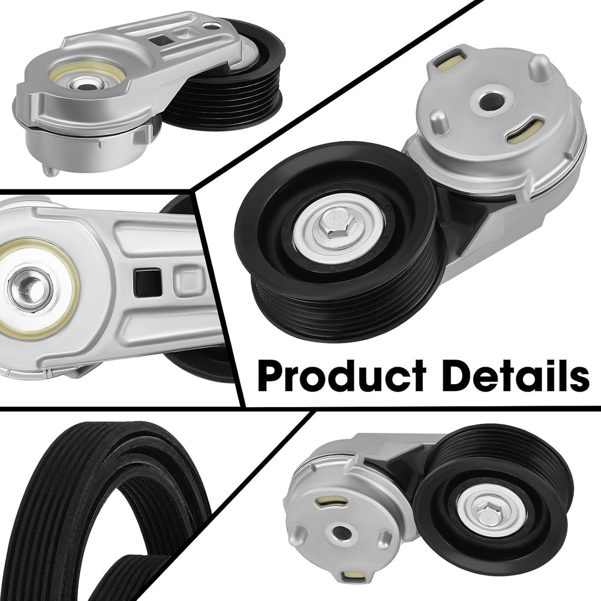 Drive Belt Tensioner Pulley Kit for Dodge Ram 1500 2500 3500 5.7L V8 2003-2008