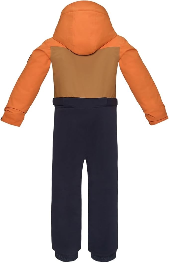 Kids Snow Suit Waterproof Winter Outerwear Size 6 Orange & Black
