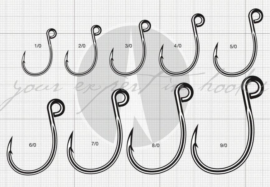 Heavy Duty Inline Fishing Hooks - Corrosion-Resistant Saltwater Hooks for Big Game & Predator Fishing