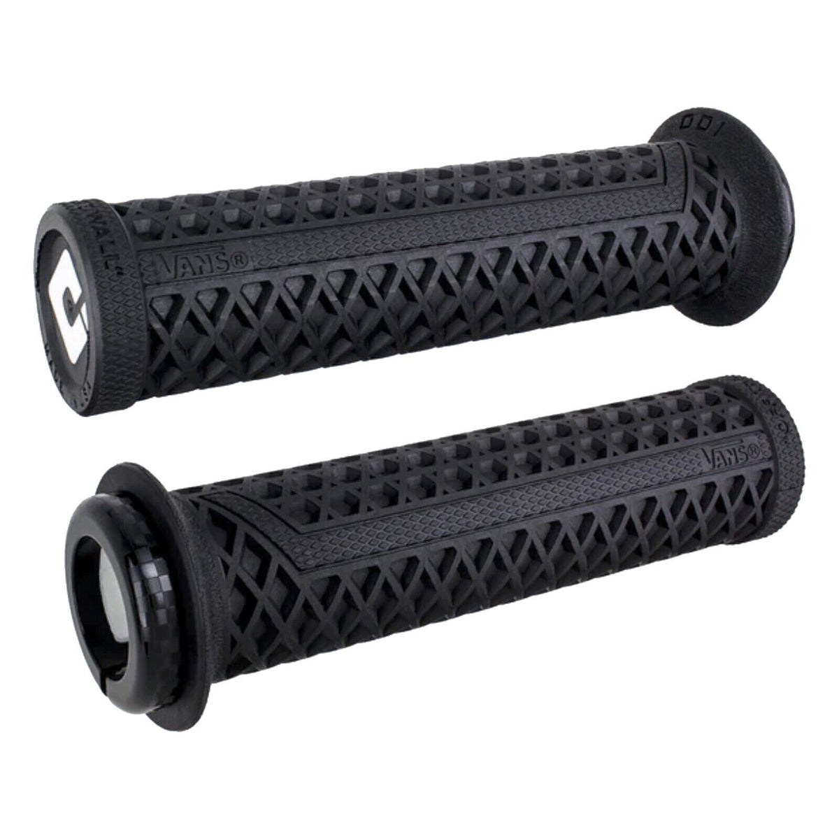 Lock On Mountain Bike Grips - Flanged Handlebar Grips for MTB BMX ATV