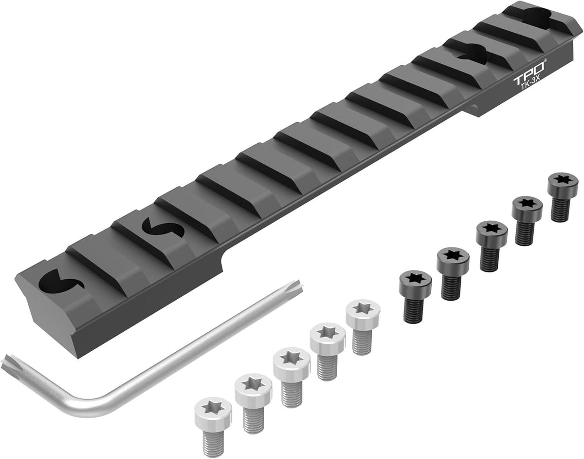 Tikka T3X Scope Base Mount - Aluminum Rail for Hunting & Shooting