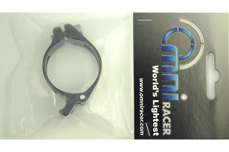 Cycling Front Derailleur Adapter Clamp - 34.9mm Black Lightweight