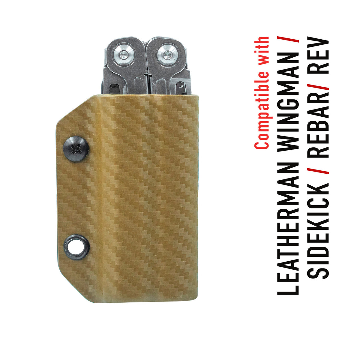 Kydex Multitool Sheath for Leatherman WINGMAN, SIDEKICK, REBAR - USA Made