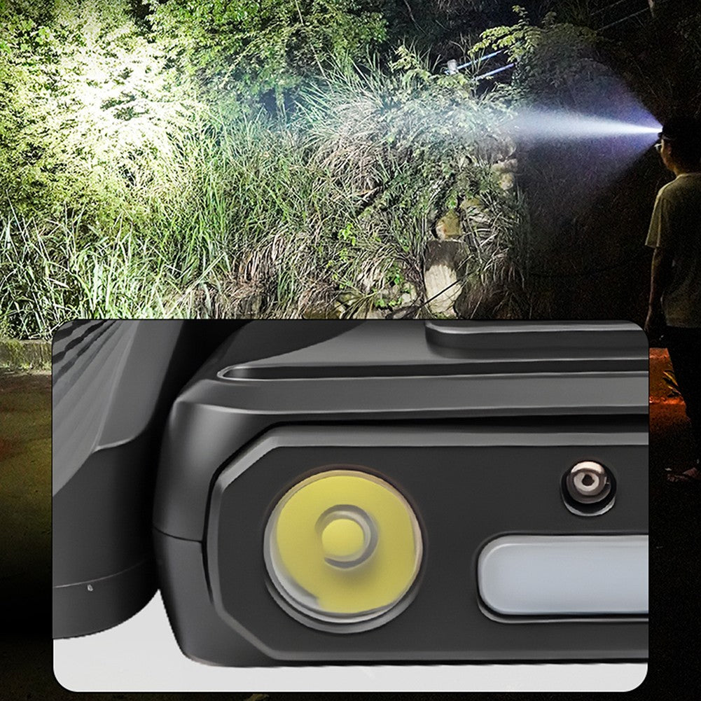 Rechargeable LED Baseball Cap with Headlight for Camping Running Outdoor
