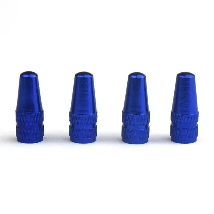 Aluminum Bicycle Valve Caps 4pcs - MTB Road Bike Dust Covers Cycling Accessories