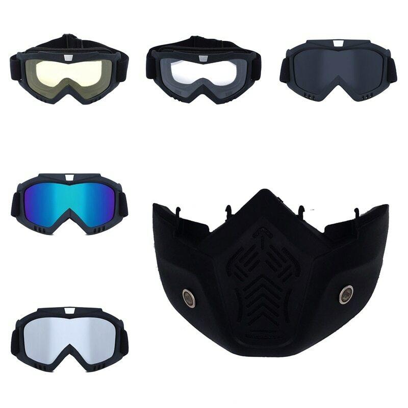 Winter Snow Sport Goggles with UV Protection and Removable Lens for Ski Snowboard Snowmobile