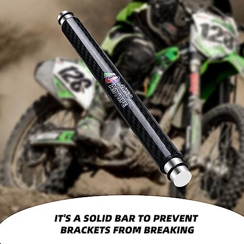 Motorcycle Foot Peg Support Brace 7075 Aluminum & Carbon Fiber for Off-Road Bikes