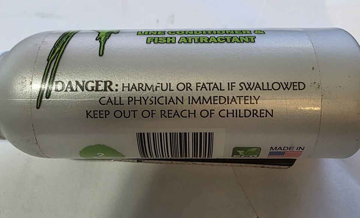 Garlic Infused Fish Attractant & Reel Lubricant for Fishing Reels