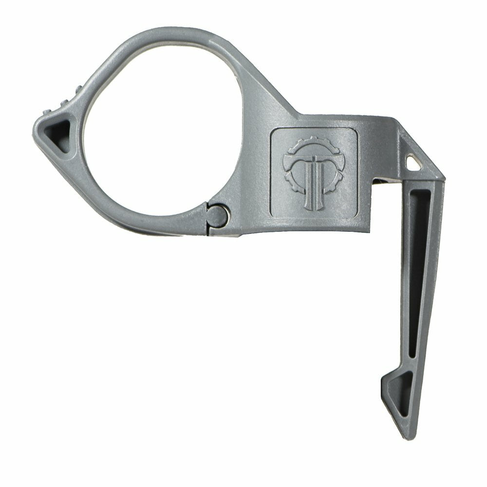 Large Flashlight Ring with Finger Clip for Tactical & Outdoor Use