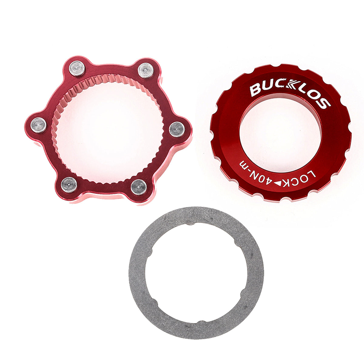 Bike Disc Brake Centerlock Adapter Ring for 6-Bolt Rotor Conversion