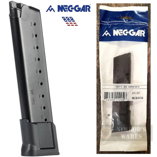 Mec-Gar 1911 Full-Size .45 ACP 10-Round Magazine AFC Fast Ship