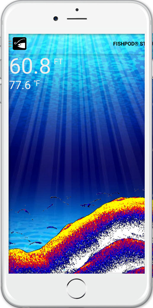 Wireless Castable Fish Finder for Smartphones - Bluetooth, Waterproof, Pocket Size