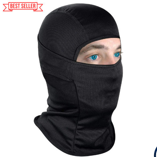 UV Protection Balaclava Face Mask for Ski Motorcycle Snowboarding - Unisex Black