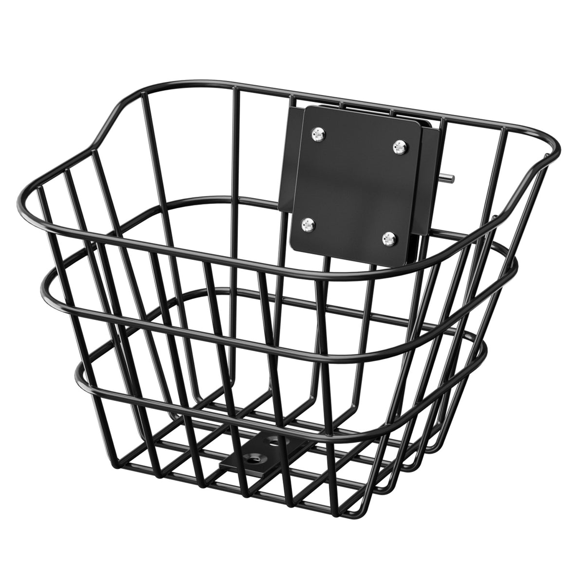 Bike and E-Scooter Front Basket with Mount – Durable Metal Storage for All Ages