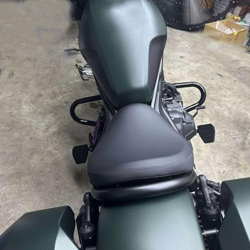 Motorcycle Wide Footpegs for Rebel 1100 CMX 2021-2026 Black - Durable CNC Aluminum Pedals