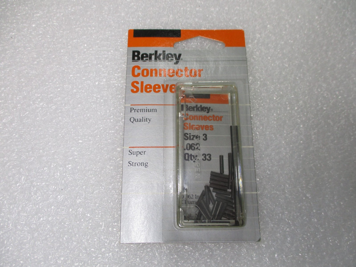 Berkley Wire Leader Connector Sleeves Size 3 .062 - 33PCS