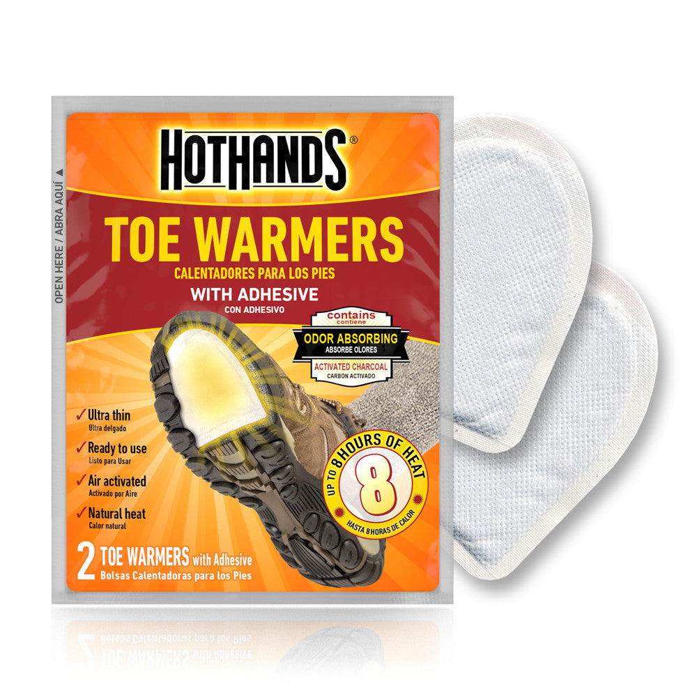 HotHands Toe Warmers with Adhesive - Winter Sports & Outdoor Use