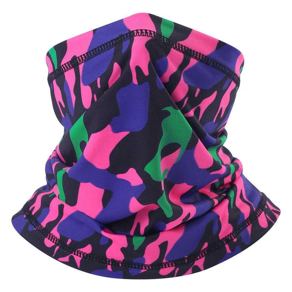 Unbranded Camo Neck Gaiter Face Mask Breathable Bandana Cover Balaclava Multi-Color
