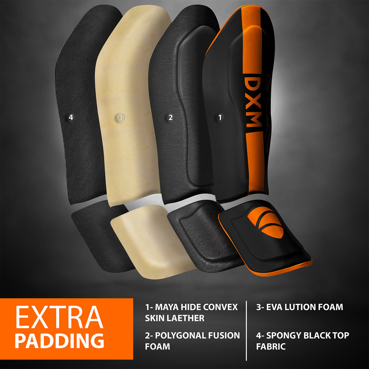 Kickboxing Shin & Instep Guards - MMA Muay Thai Training Leg Protection