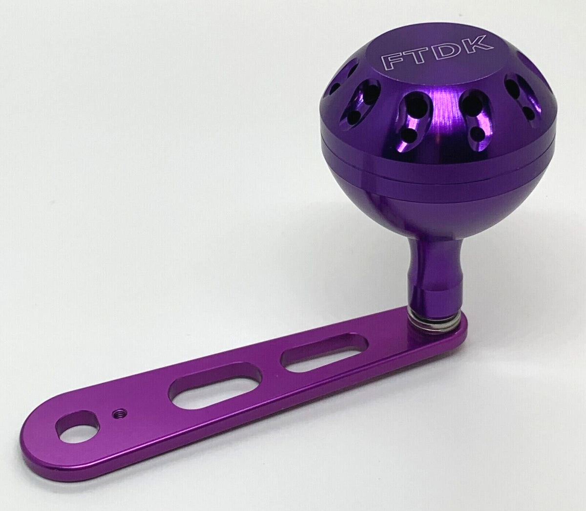 Fishing Reel Handle Kit with 47mm Knob for Saltwater Baitcasting Reels - Custom Aluminum