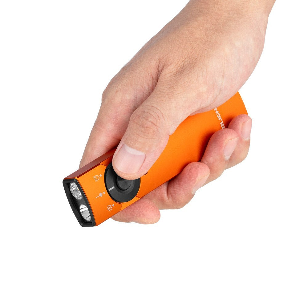 Olight Arkfeld Pro Portable LED Flashlight with UV and Green Laser - 1300 Lumens