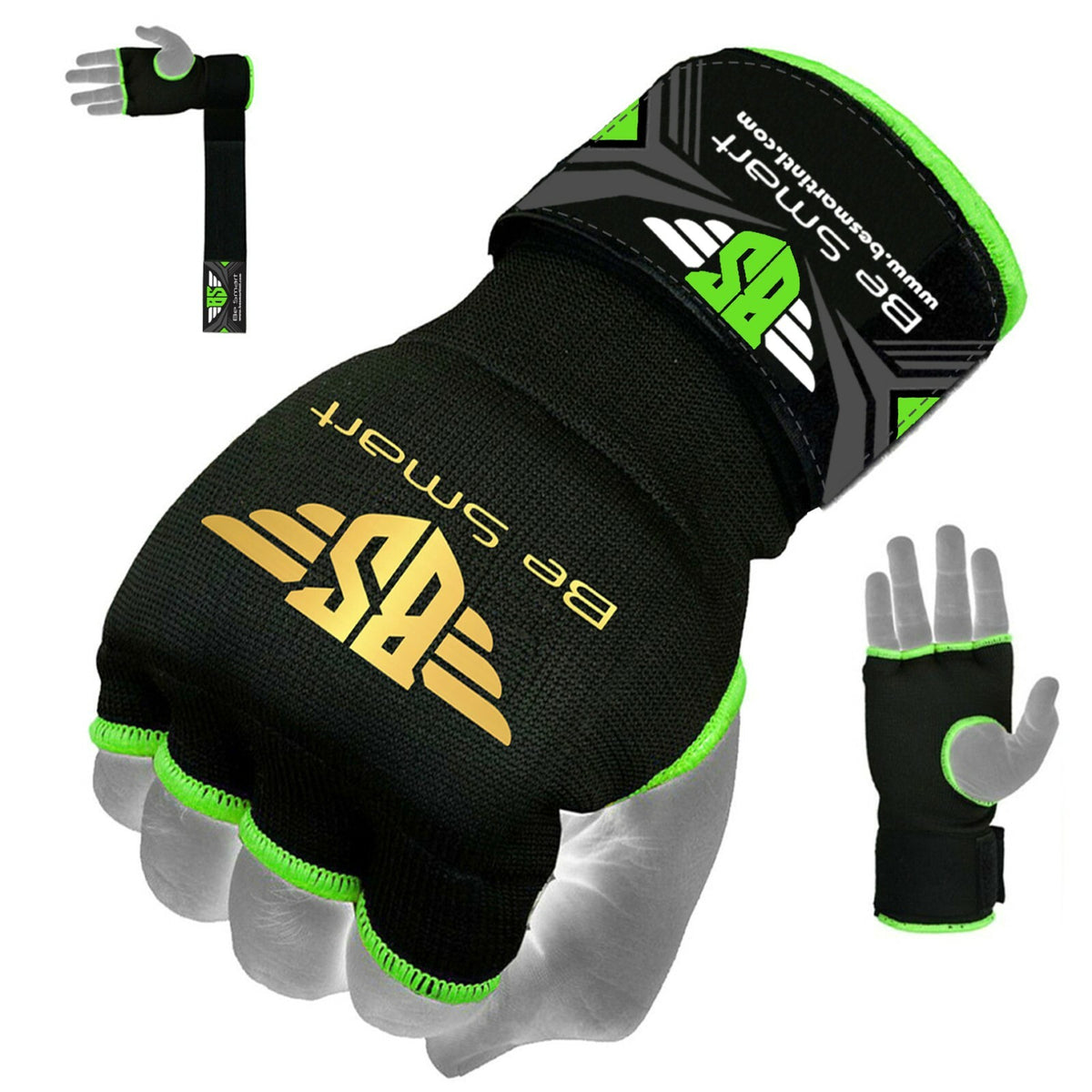 Boxing Hand Wraps Gloves with Padded Knuckles MMA Kickboxing Gloves