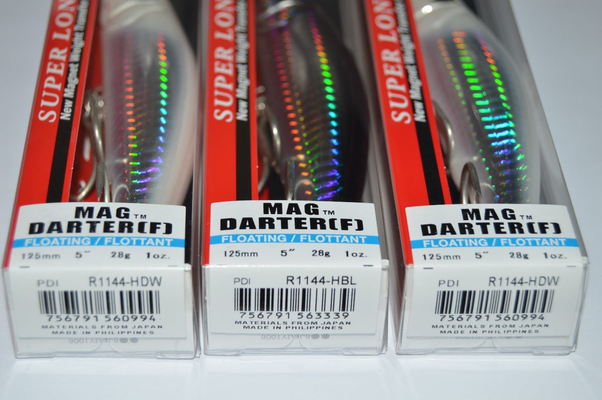 Floating Fishing Lures Set - Yo-Zuri Mag Darter Assortment 125mm 1oz Long Cast