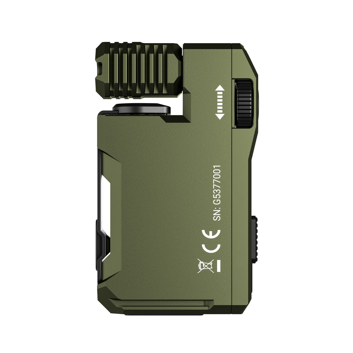 Rechargeable EDC Flashlight with RGB Light and 400 Lumens