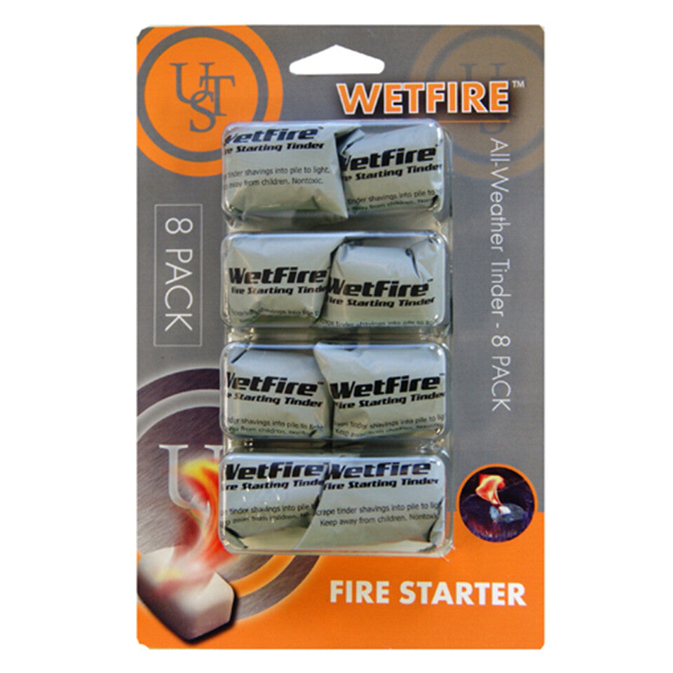 Wetfire Fire Starter Cubes Camping Survival Kit Firewood Igniter