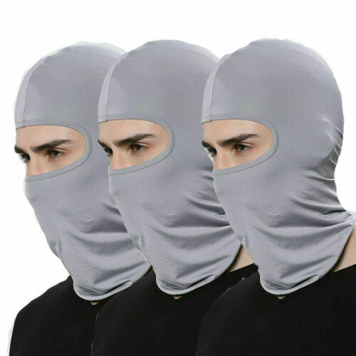 3 Pack Summer Thin Balaclava Full Face Mask UV Sun Windproof Hood