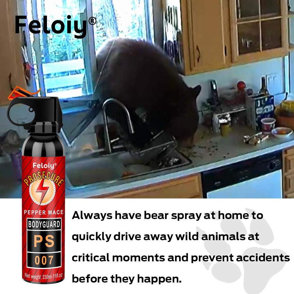Self Defense 11oz Powerful Stream with Pistol Grip