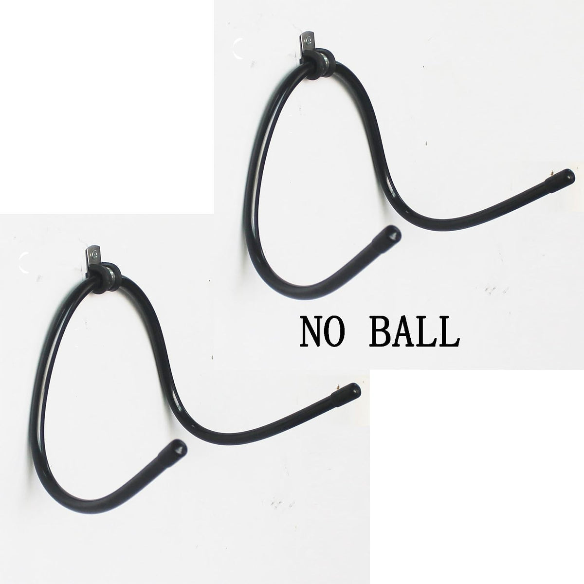 Wall Mount Football Rack Holder Display Storage Case Black Metal