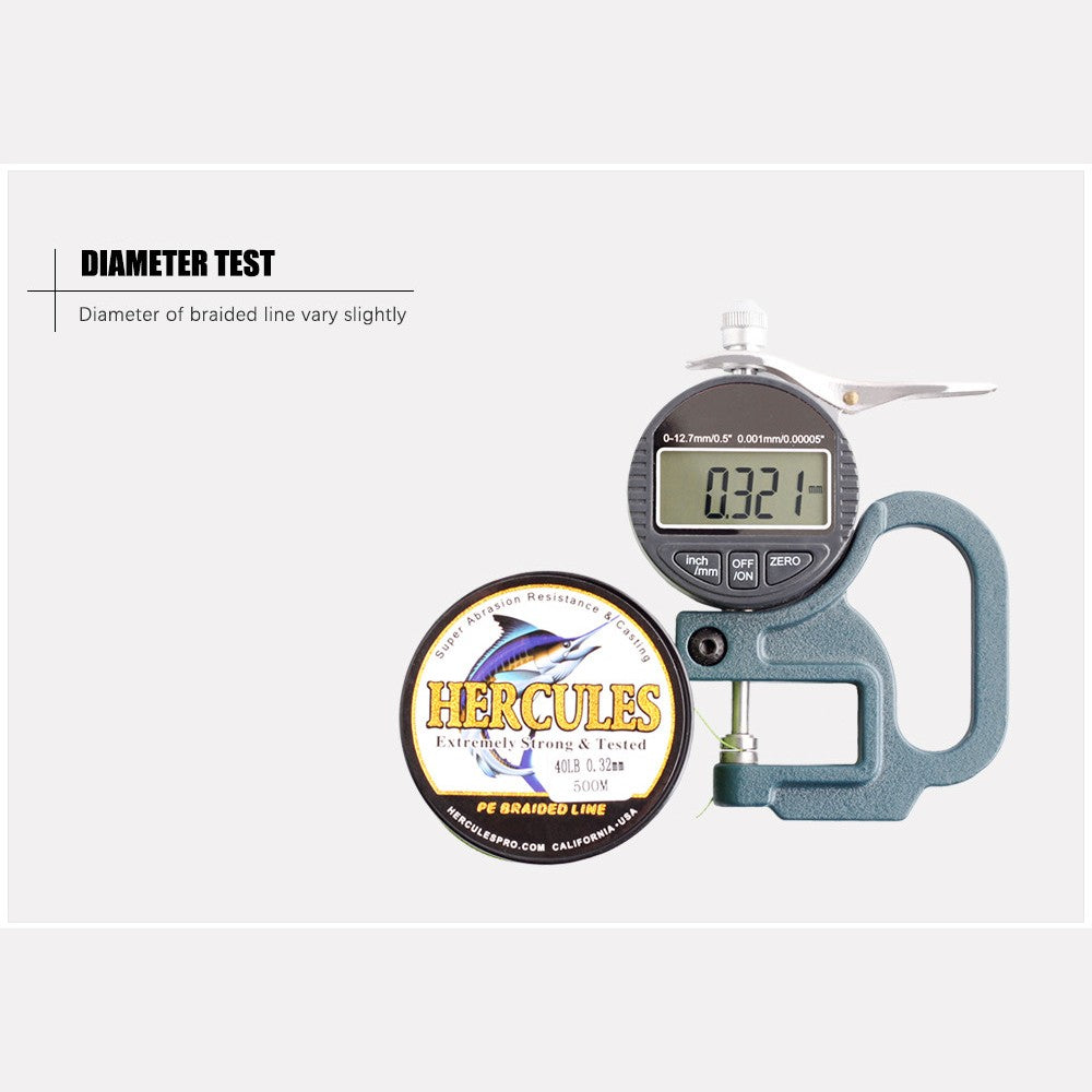 Braided Fishing Line 4 Strands PE 6-100lb Saltwater & Freshwater