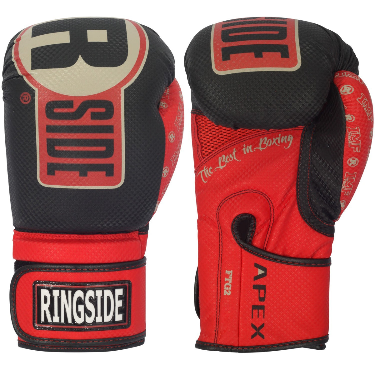 Sparring Boxing Gloves 16oz - Shock-Absorbing IMF Padding, Wrist Support