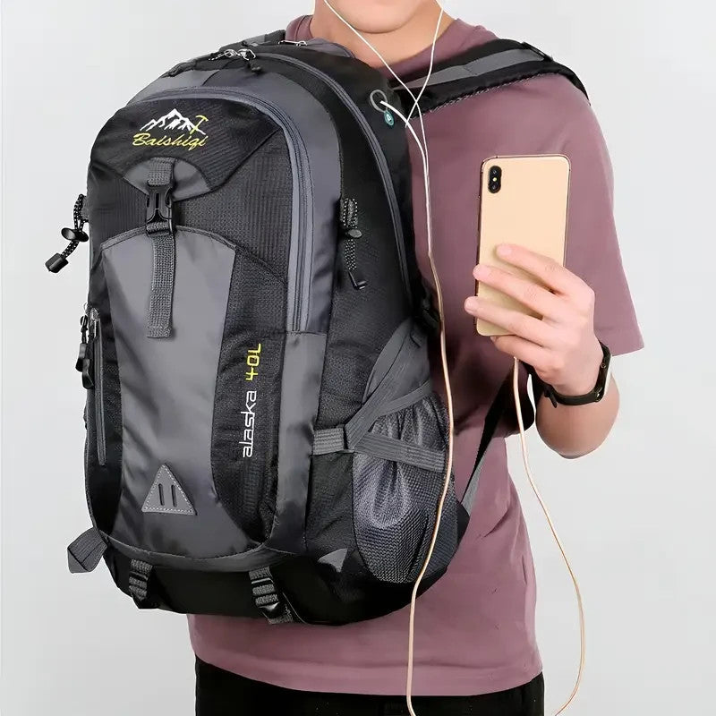 40L Hiking Backpack Large Camping Travel Rucksack Outdoor Daypack