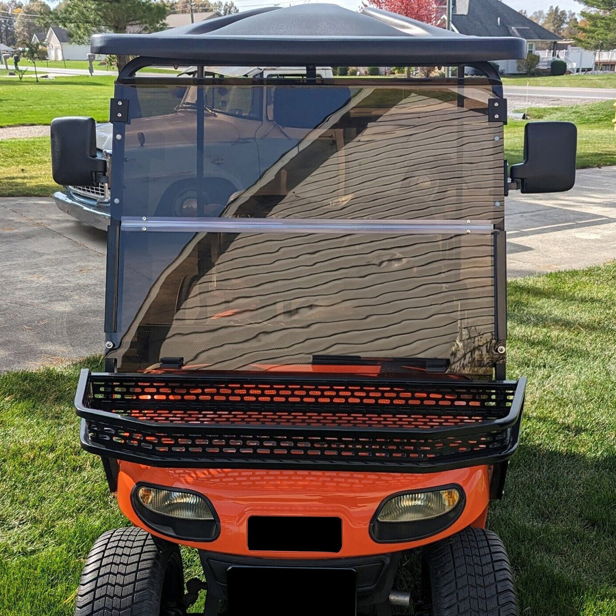 EZGO TXT 2014+ Tinted Windshield Wind Screen for Golf Cart Replacement Part