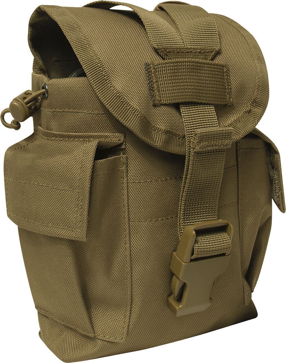 MOLLE II Canteen Cover & Tactical Utility Pouch Belt Attachment for MOLLE Gear