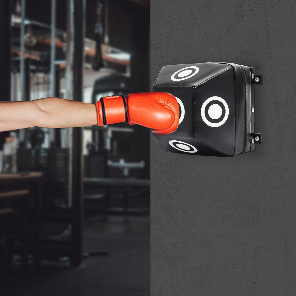 Wall Mount Boxing Punching Target for MMA Training - 12x12x10 inches